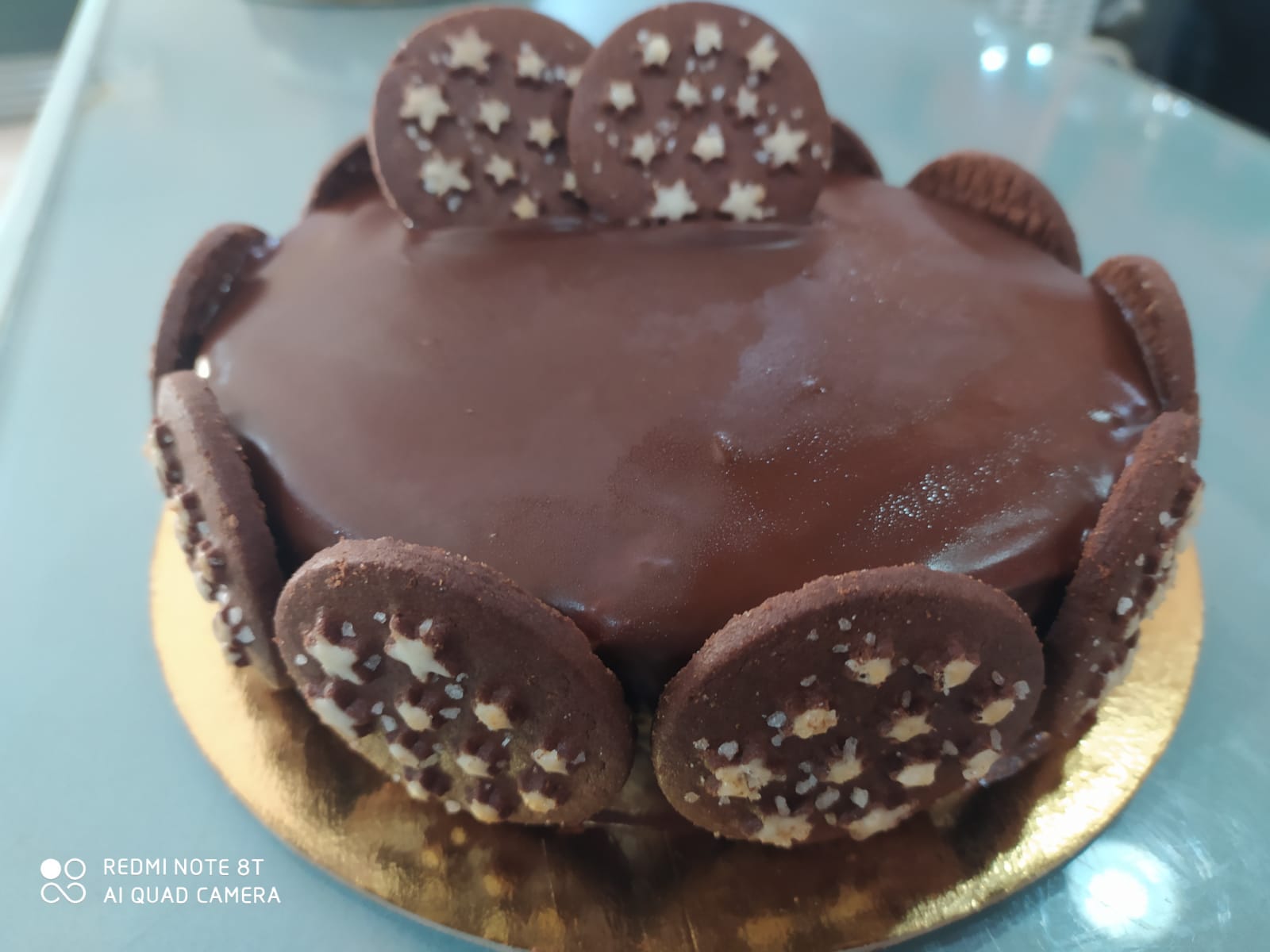 Torta Pan di stelle ( gelato bacio/cioccolato e crema pan di stelle )