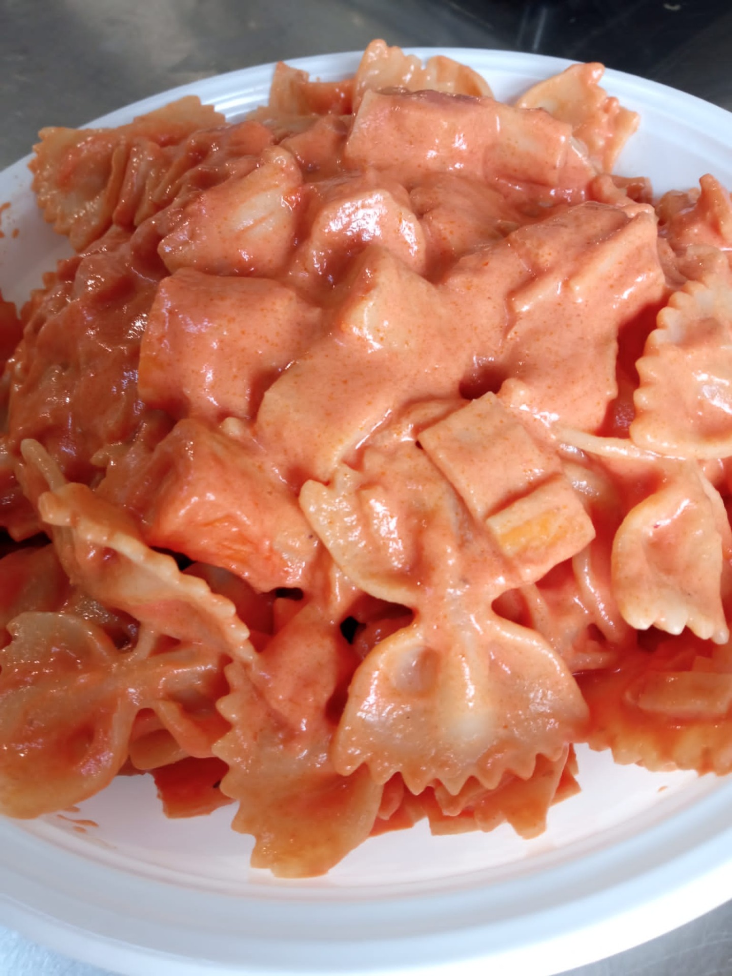 Pasta con polpa di granchio